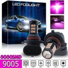 2pcs 9005 HB3 30SMD Pink Purple DRL Daytime Driving Running Fog Light LED Bulb