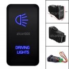 Switch Push Button Blue DRIVING LIGHT for Toyota Hilux Tacoma Fortuner Tundra