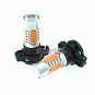 2pcs Purple Pink H16 5202 7.5W COB LED Projector Lens Bulbs For Car Fog Light