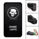 Zombie Lights White LED Push Switch For Toyota Landcruiser Hilux Prado FJ CRUISE