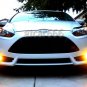 2x Amber Yellow 7443 T20 7440 92-4014SMD For Daytime Running Light DRL LED Bulbs