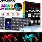 Colorful 36 LED APP Control Ambient Footwell Light Car Interior Decor 16 Color