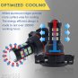 2X H16 5202 Fog Light Driving Bulbs Ice Blue DRL 3030 LED For Chevy GMC Cadillac