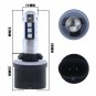 2pcs 880 893 Fog Daytime Running Driving Light High Power Super Blue LED Bulbs
