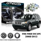 9x Super Bright White LED Interior Light Package Kit For Ford Escape 2008-2012