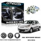 Bright White LED Lights 6K Interior Package Kit For 2014-2016 Mitsubishi Mirage