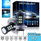 H7 30SMD LED Fog Light Bulbs Car Driving Lamp Daytime Running Light Ice Blue 8K