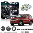Super Bright White LED Lights Interior Package Kit For 1999-2004 Suzuki Vitara