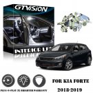 9Pcs Super Bright White LED Lights Interior Package Kit For 2018 Kia Forte 5