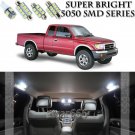 9x Xenon SMD White LED Interior Light Package Kit For 1995-2004 Toyota Tacoma