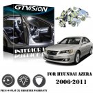 10Pcs Super White 6K LED Light Interior Package Deal For 2006-2011 Hyundai Azera