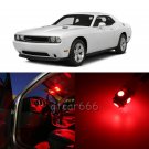 7 x Super Red LED Interior Light Package Kit For Dodge Challenger 2008 - 2014
