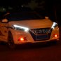 2pcs High Power Red H16 5202 COB LED Fog DRL Driving Daytime Light Replace Bulbs
