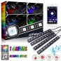 Car SUV Interior RGB 36 LED Footwell Floor Decor Under Dash Light Neon Strip APP