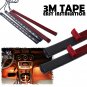 4x Multi-Color RGB Wireless Remote Control 48 LED Strip Lights Car Interior USB