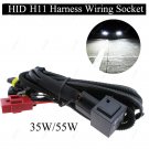 H11 Wiring Harness Sockets HID 35W 55W Indicators Switch Headlight Wire Harness