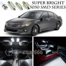 5050 SMD White LED Interior Lights Package Kit For 2003-2012 Honda Accord 14pcs