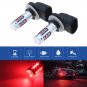 2X 881 Bright Red 15-3030SMD LED Fog Light Driving DRL Bulb 886 889 High Power