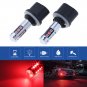 2X Bright Red 880 899 893 Fog Light Driving Bulbs DRL 15-3030-SMD LED Projector