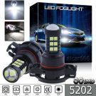 2X 30-3030SMD H16 5202 6000K White LED Fog DRL Light for Chevrolet GMC Cadillac