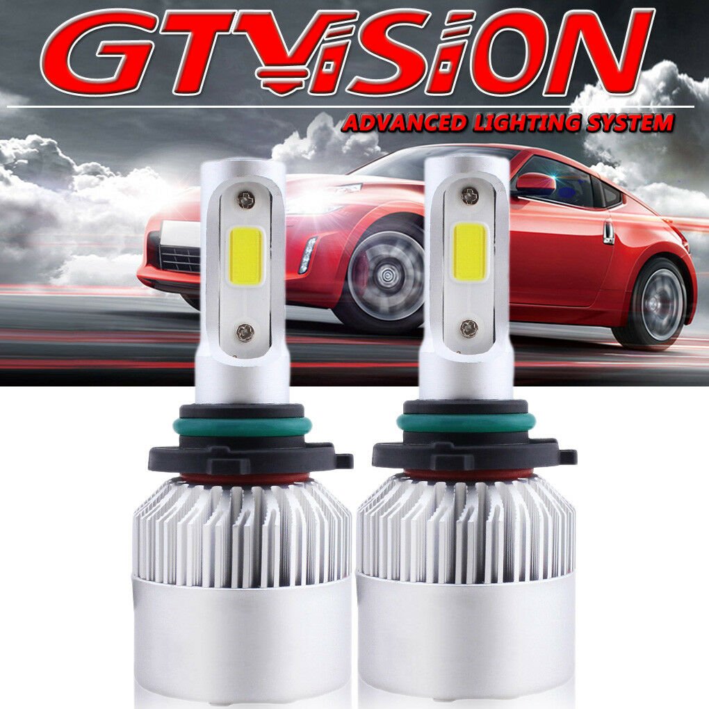COB 9006 HB4 LED Headlight Conversion Kit 1400W 210000LM 6000K White Lamp Bulbs