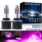 2x 880 899 High Power 15-3030SMD Pink Purple LED Projector Fog Lights Bulbs DRL
