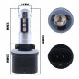 2x 880 899 High Power 15-3030SMD Pink Purple LED Projector Fog Lights Bulbs DRL