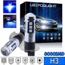 2X 15SMD H3 Projector LED Fog Driving Light Bulb Ultra Blue Daytime Running Lamp