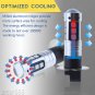 2X 15SMD H3 Projector LED Fog Driving Light Bulb Ultra Blue Daytime Running Lamp