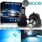 2x 30SMD 9006 HB4 8000K Ice Blue LED Projector Fog Lights DRL Bulbs High Power