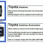 Blue LED Push Switch Fog Light for Toyota Highlander Sequoia RAV4 Tundra 4Runner