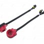 2Pcs D2 D2S D4S D4C D4R HID Bulb Socket Harness Wire Plug Connector Adapters 12V