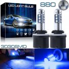 2x 3030SMD Blue 880 893 Fog Light LED Bulb For Ford E-150 E-250 E-350 Super Duty
