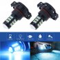 2x 30SMD 5202 H16 Ice Blue High Power Projector LED Fog Light Driving Bulbs DRL