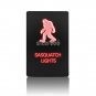 ON-OFF Red LED Push Switch SASQUATCH LIGHTS For Toyota Tundra 4Runner 2010-up