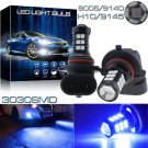 2x Fog Lights For Ford F150 2002-2016 Super Bright Blue 3030 LED Bulbs H10 9145