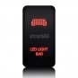 LED LIGHT BAR Red LED Push Switch For Toyota Landcruiser Hilux Prado FJ CRUISE