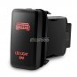 12V LED LIGHT BAR Red LED Light Push Switch For Toyota 4Runner Tocoma 40mm*20mm