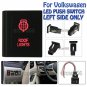 12V 3A Red LED ON-OFF Push Switch ROOF LIGHTS For Volkswagen Amarok Left Side