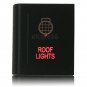 12V 3A Red LED ON-OFF Push Switch ROOF LIGHTS For Volkswagen Amarok Left Side