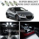 5050 SMD White LED Interior Lights Package Kit For 2013-2015 Honda CR-Z 11pcs