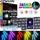 APP RGB Car LED Interior Footwell Floor Decor Atmosphere Light USB Neon Strips