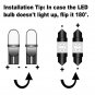 For Hyundai Santa Fe SUV 07-12 Blue LED Interior Kit + White License Light 10Pcs