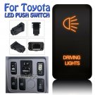DRIVING LIGHT Orange LED Push Switch For Toyota Fortuner Hilux Tacoma 2005-2011