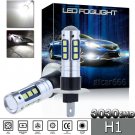 15SMD H1 LED Fog Light Bulbs Car Driving Lamp Replacement 6500K Bright White DRL