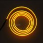 2M Yellow EL-Wire 12V Car Interior Decor Fluorescent Neon Strip Cold light Strip