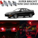 6pc 5050 SMD Red LED Interior Light Bulb Package Kit For Acura Integra 1990-2001