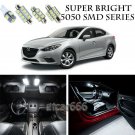 5050 SMD White LED Interior Lights Package Kit For 2014-2016 Mazda3 8pcs