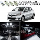 5050 SMD White LED Interior Lights Package Kit For 07-12 Toyota Yaris Sedan 8pcs