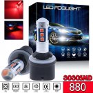 2PCS 880 899 High Power 15-3030SMD Ultra Red LED Projector Fog Lights Bulbs DRL